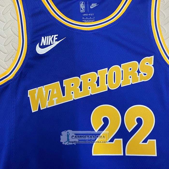 Camiseta Golden State Warriors Andrew Wiggins NO 22 Classic 2022-23 Azul